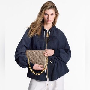 Louis Vuitton Coussin MM Taupe!  Purchased In Paris, used 1x!